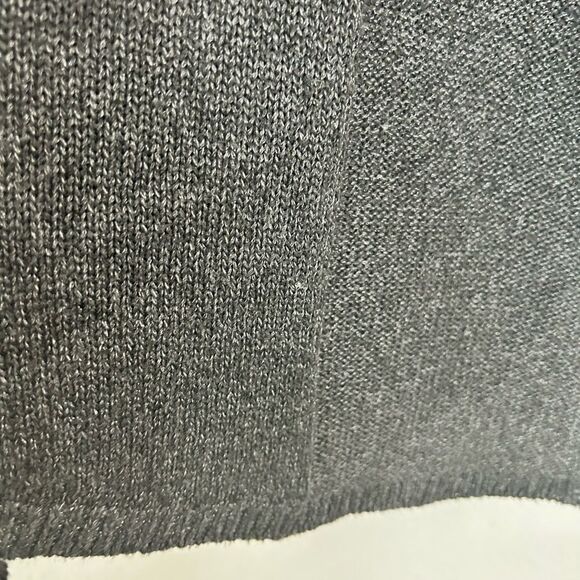 EILEEN FISHER Metallic Open Cardigan Sweater Medium Sparkle Knit Neutral Luxe - Picture 8 of 16